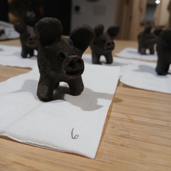 5/$25 Good Luck Terra Cotta 3-Legged Clay Pig Chanchito - Picture 7 of 7